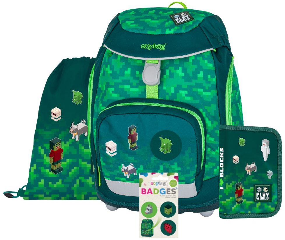 OXYBAG Školská sada 4 ks OXY Sherpy Playworld