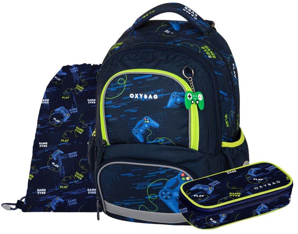 OXYBAG Školská sada 3 ks OXY NEXT Gamer