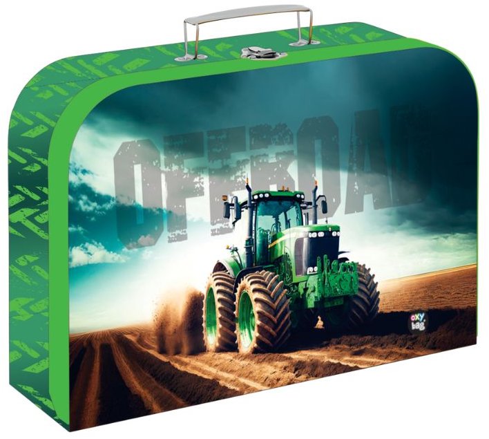 Oxybag Kufrík lamino 34 cm PREMIUM LIGHT Tractor