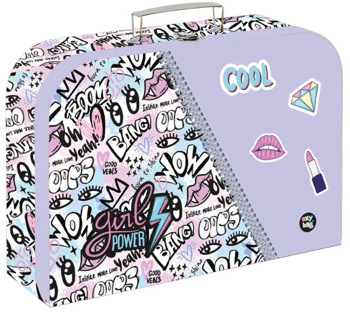 Oxybag Kufrík lamino 34 cm PREMIUM Funny Girl