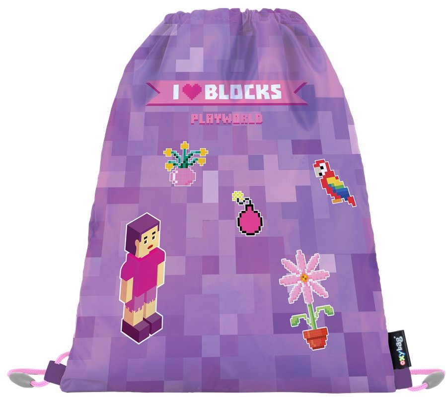 OXYBAG Vrecko na cvičky Playworld Girl