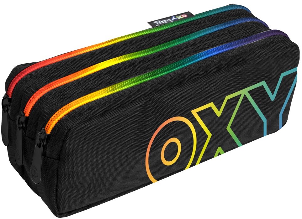 OXYBAG Etue, tri zipsy Rainbow