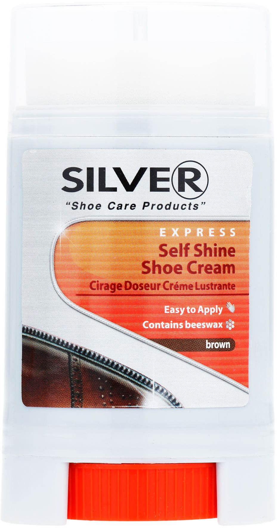 SILVER Krém samoleštiaci so závitovým systémom – hnedý 50 ml
