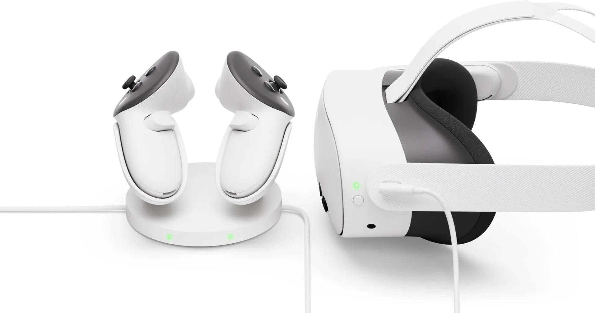 Meta Quest Compact Charging Dock for Quest 3/3S Headsets