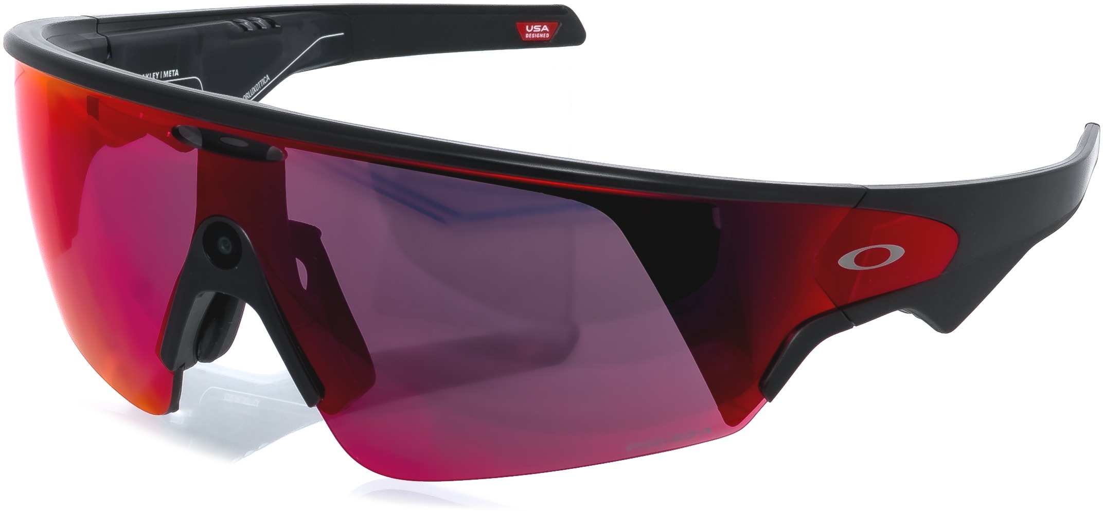 Meta Oakley Meta Vanguard Smart Glasses – Black, Prizm Road