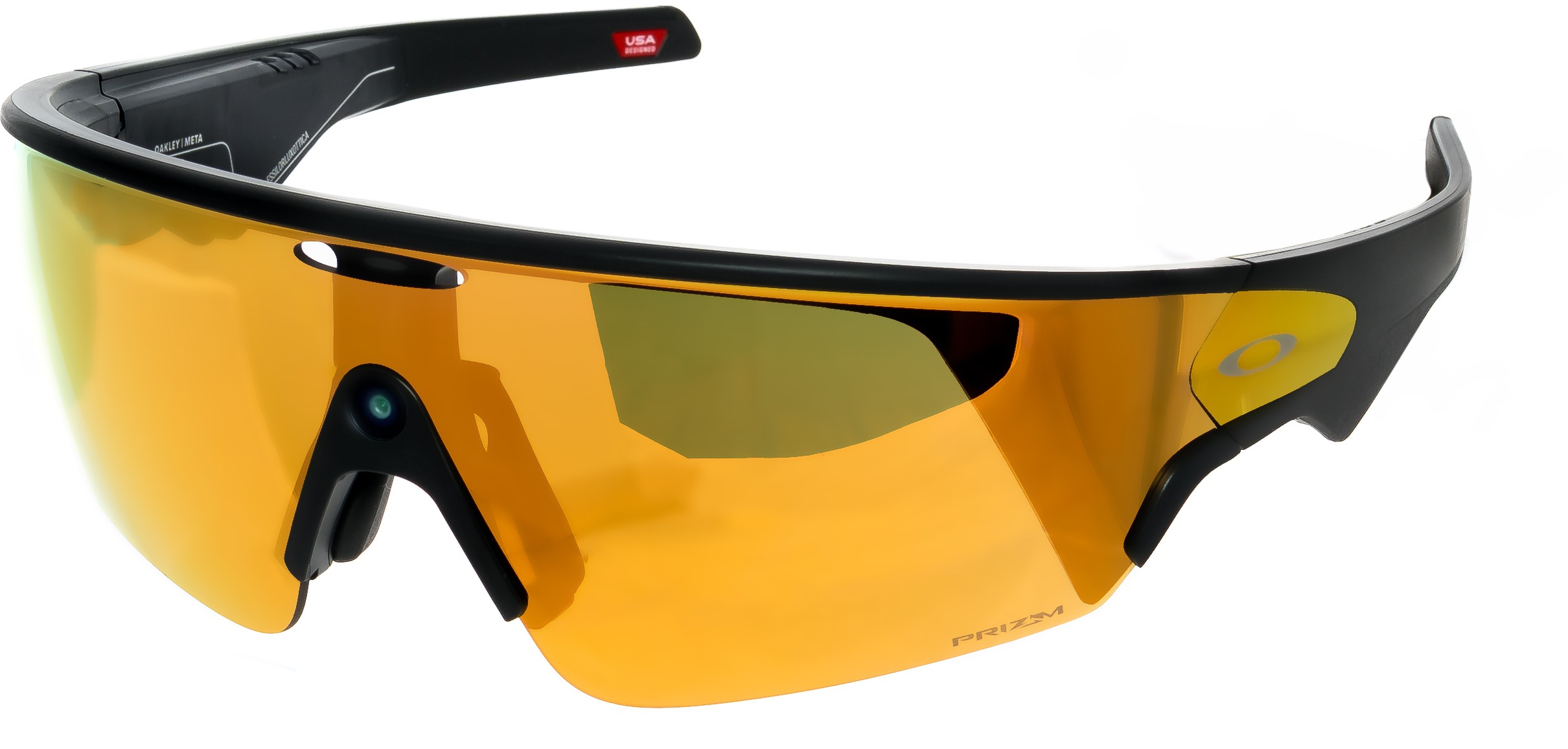 Meta Oakley Meta Vanguard Smart Glasses – Black, Prizm 24k