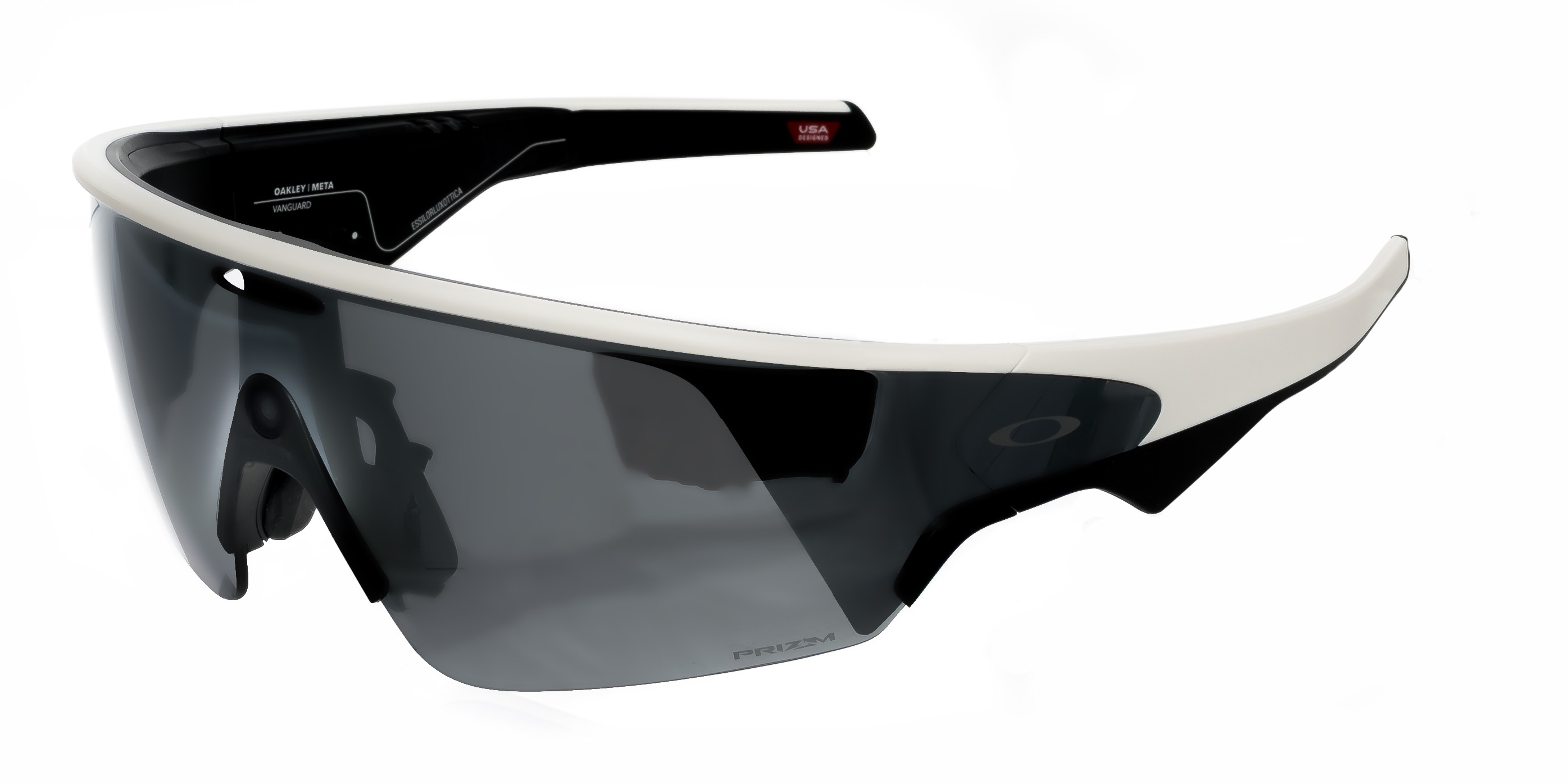 Meta Oakley Meta Vanguard Smart Glasses – White, Prizm Black