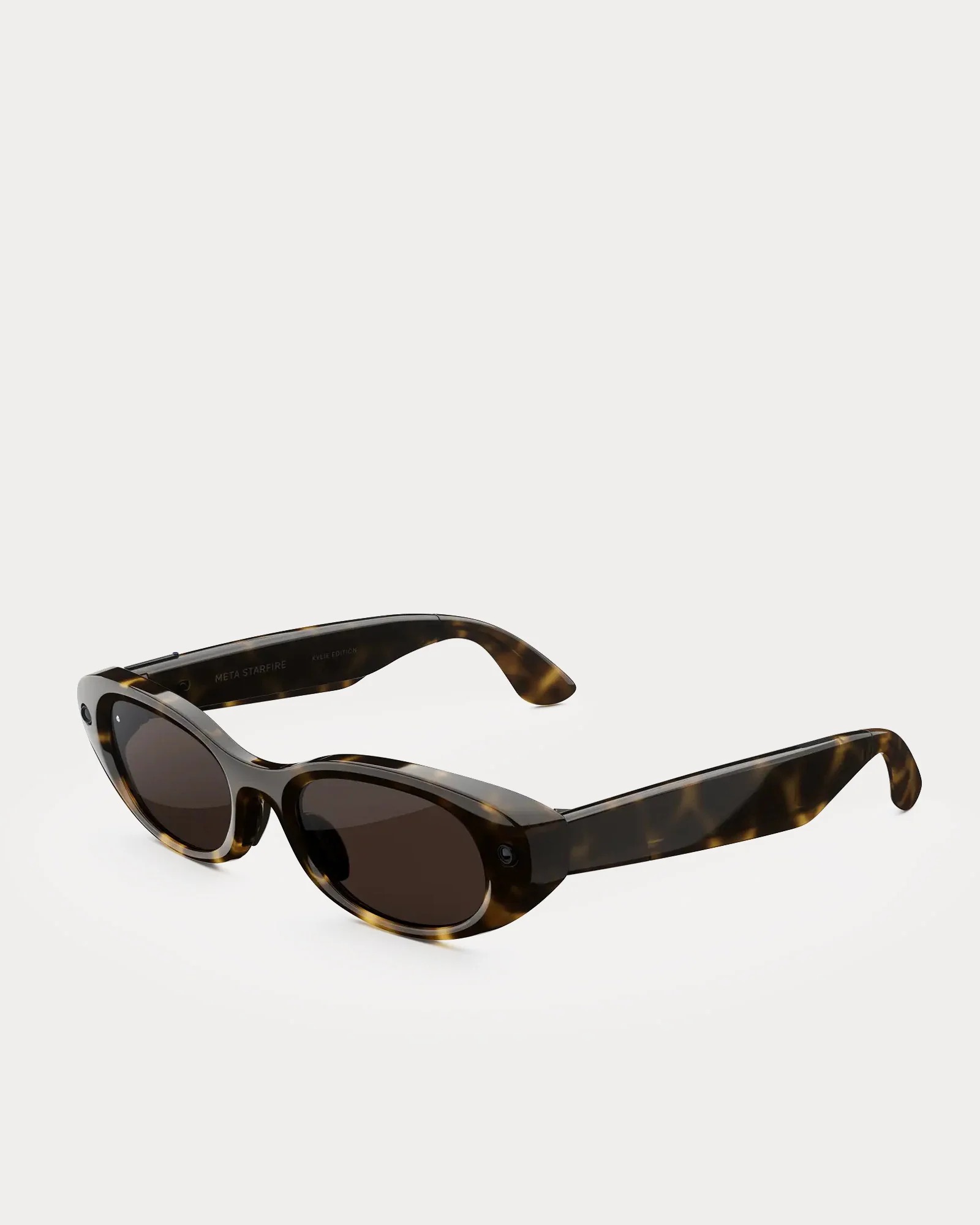 Meta Starfire Kylie Edition Smart Glasses - Dark Tortoise, Chocolate