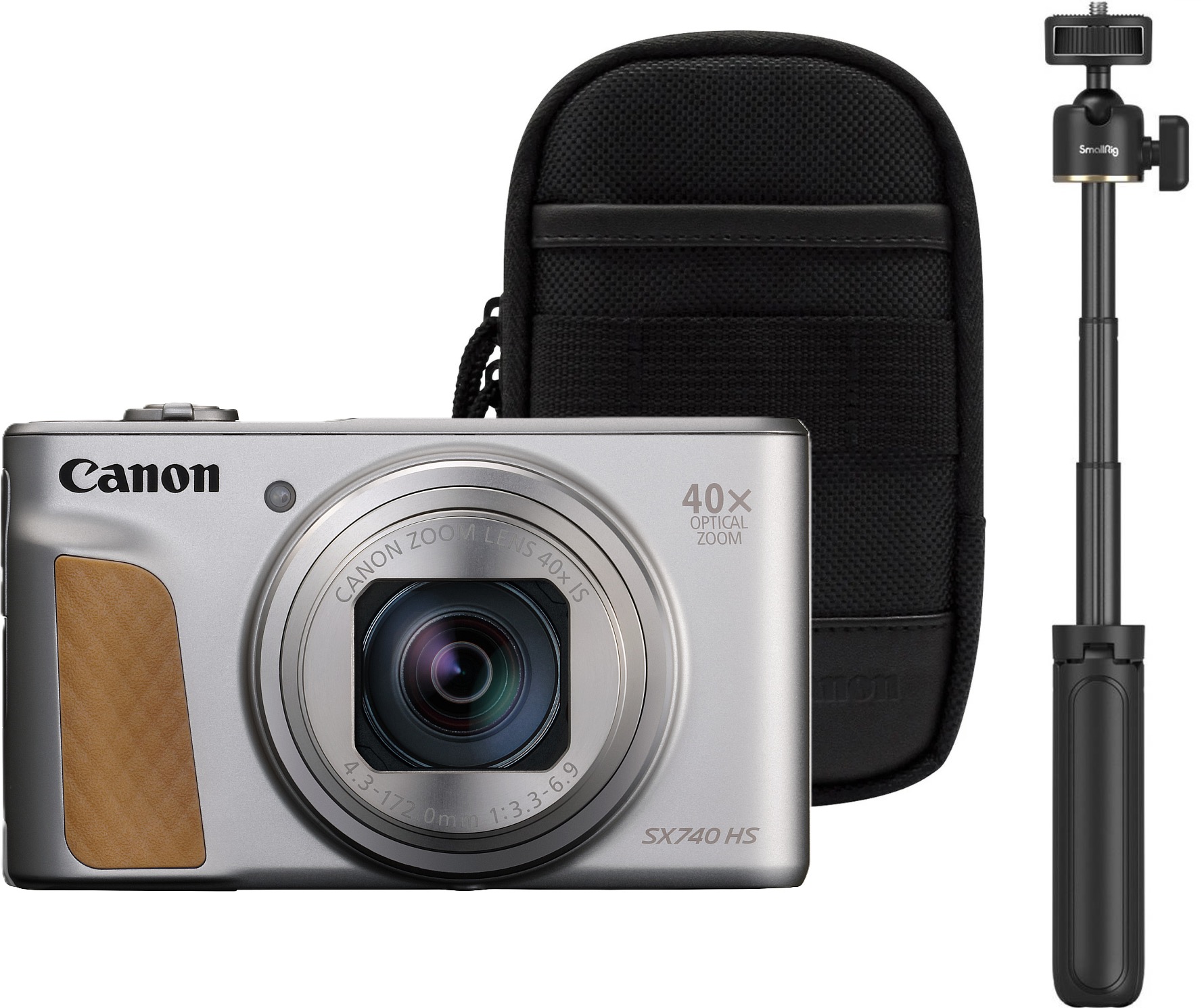 Canon PowerShot SX740 HS LITE strieborný Travel Kit