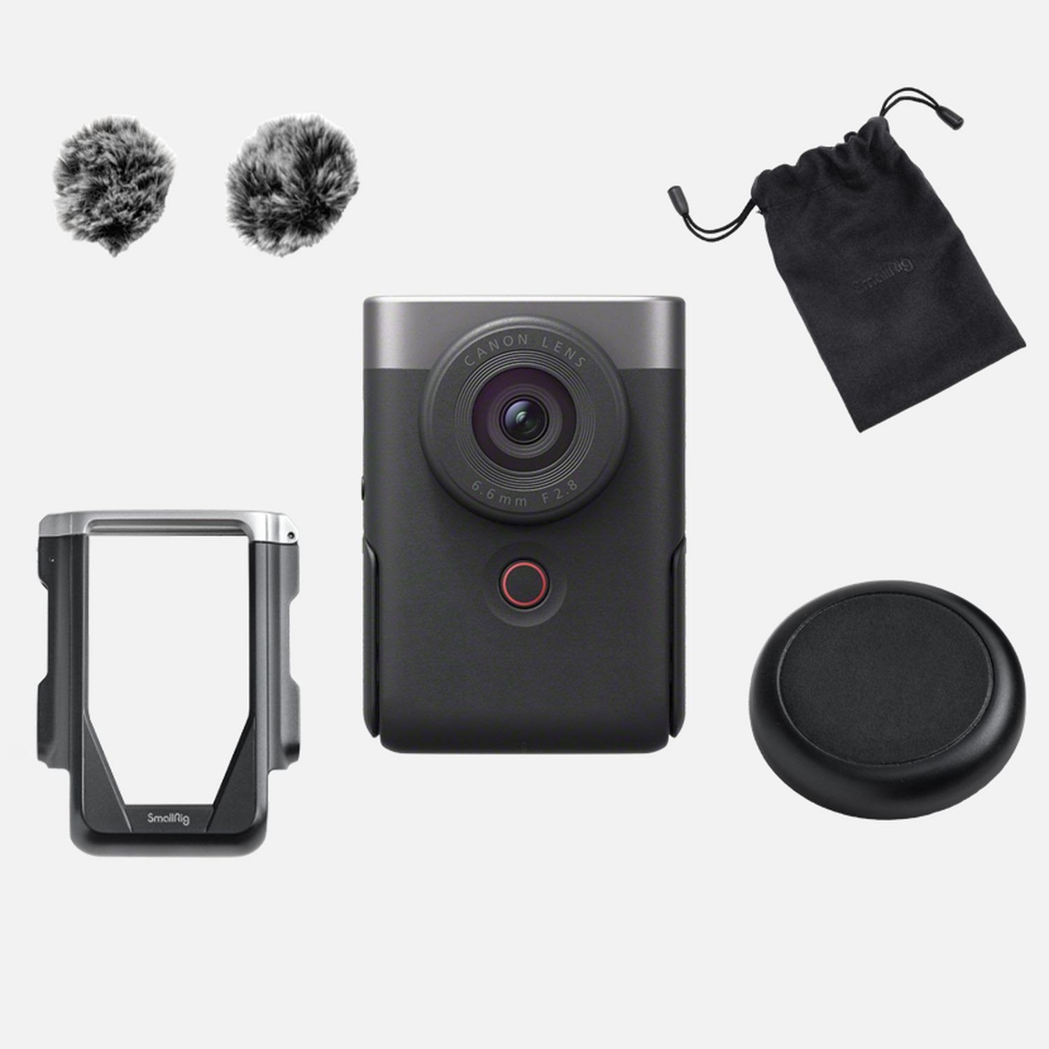 Canon PowerShot V10 Advanced Vlogging Kit strieborná