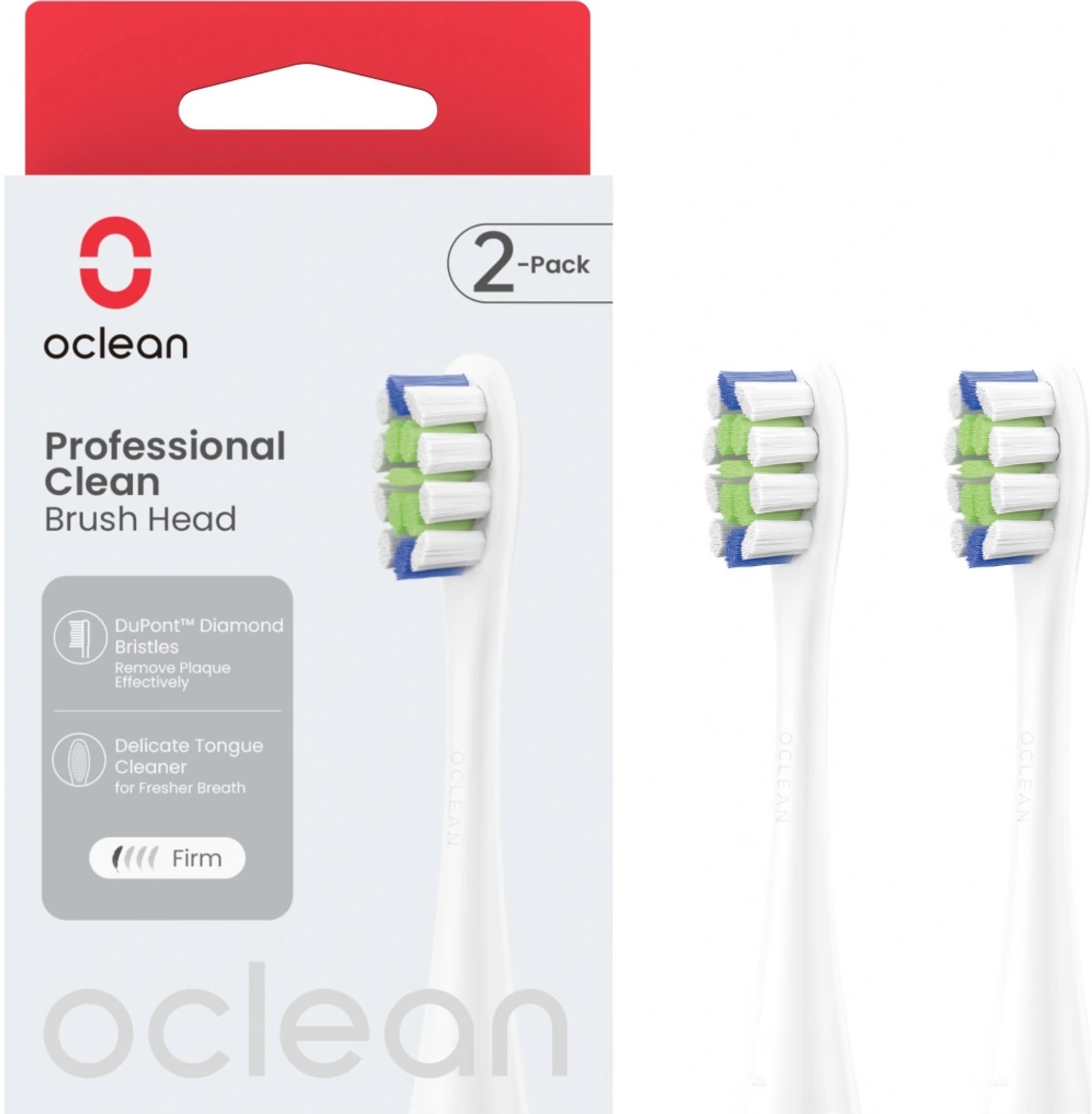Oclean Professional Clean P1C1, biele 2 ks + Professional Clean P1C5, čierne 2 ks