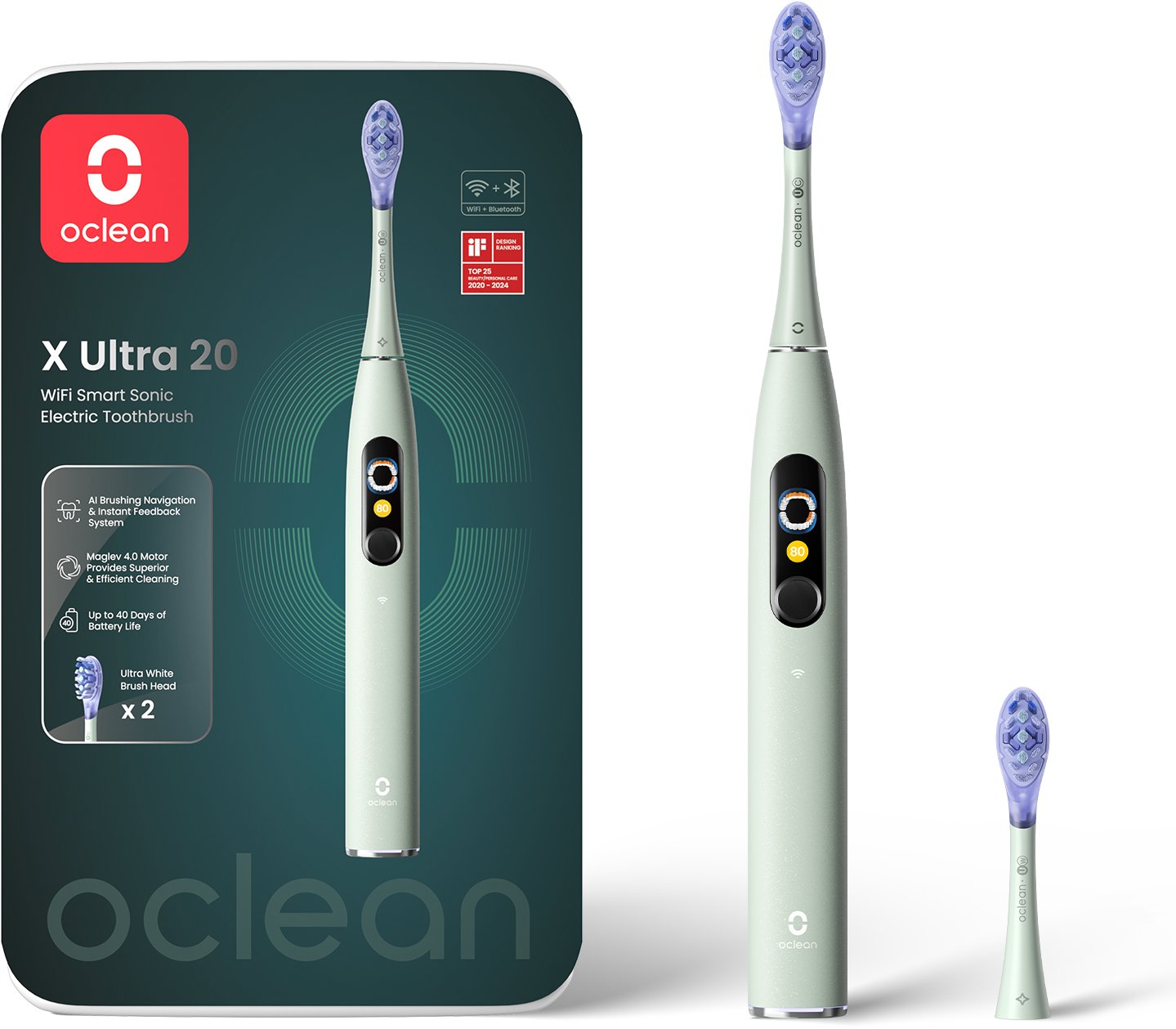 Oclean X Ultra 20 Green