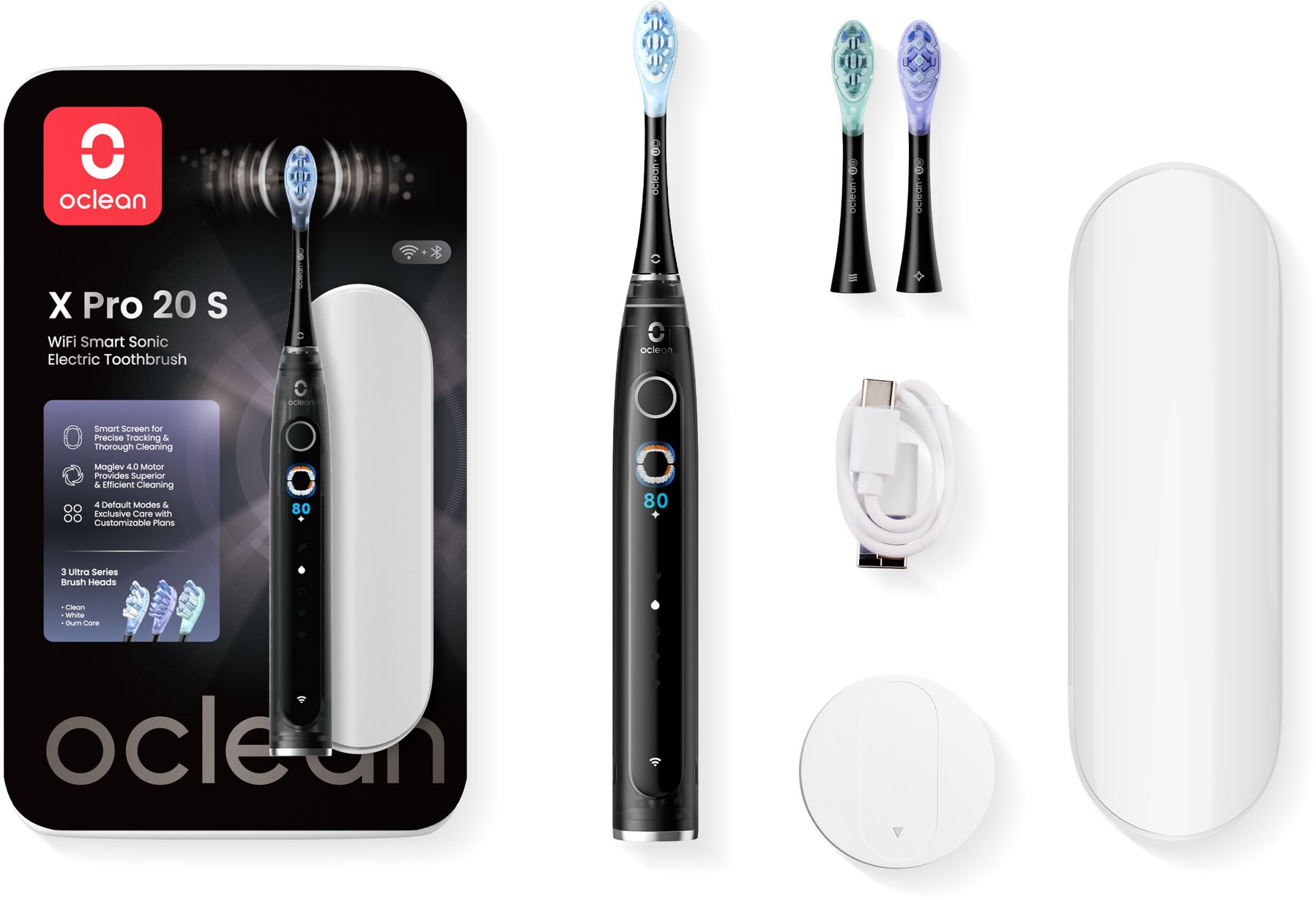 Oclean X Pro 20 Sada Black
