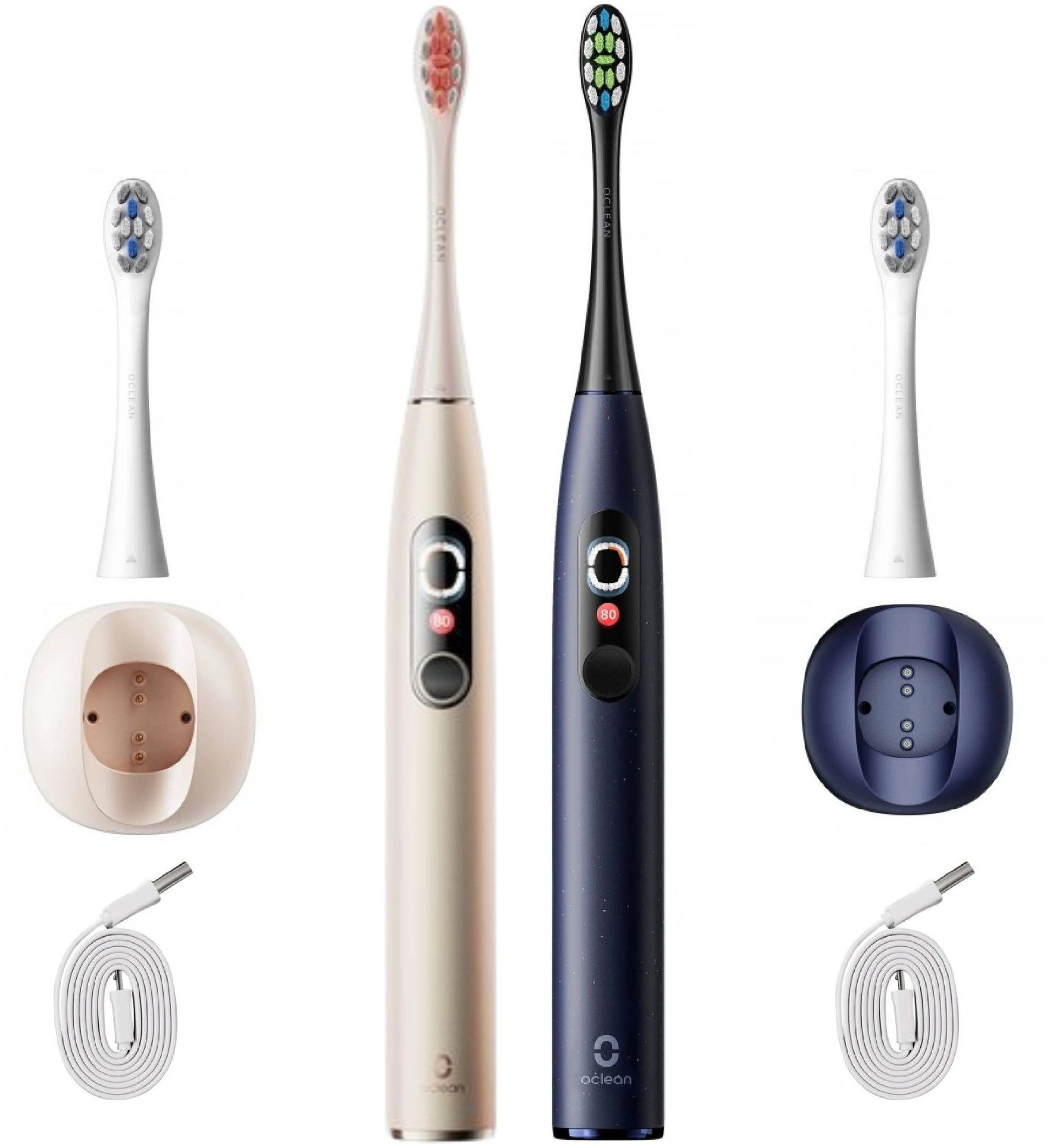 Oclean X Pro Digital Duo Set Gold&Blue 2 ks