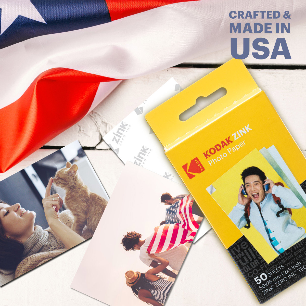 Kodak Zink 2x3 Paper – 50 Pack