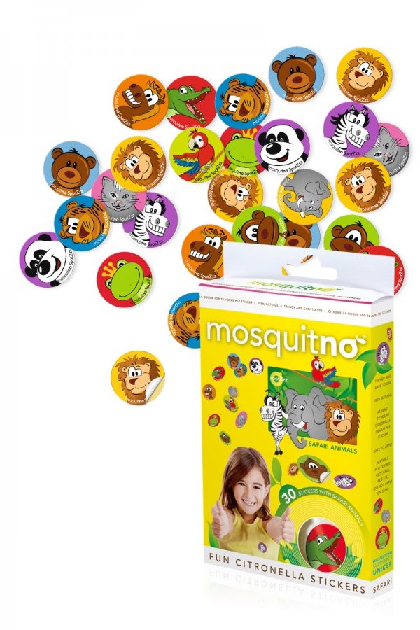 MosquitNo Samolepky SpotZzz Safari (5× 6 kusov)
