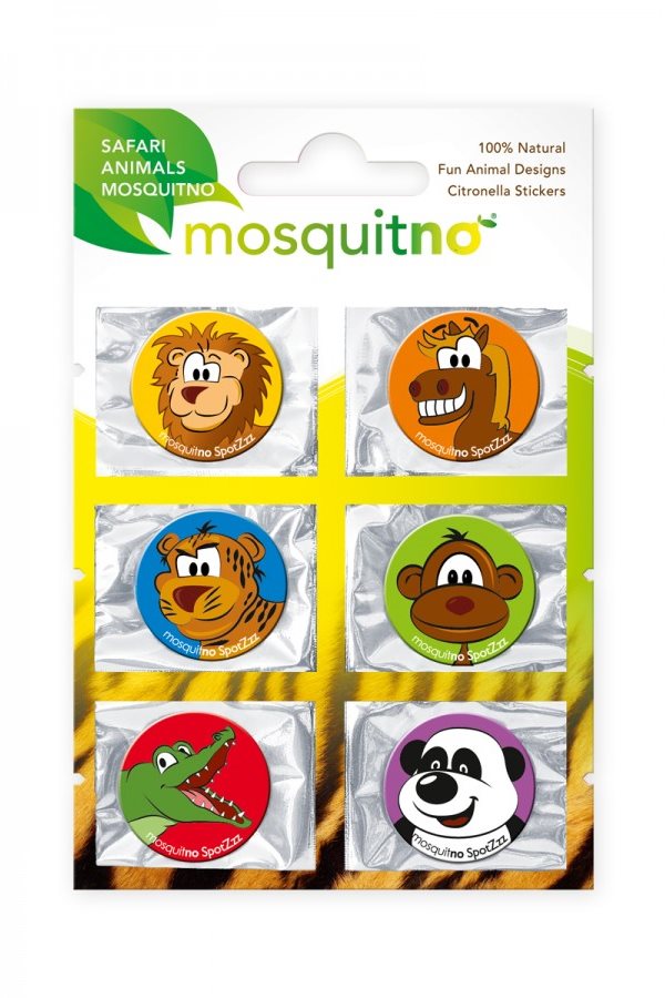 MosquitNo - Samolepky SpotZzz Safari, (1× 6 ks)