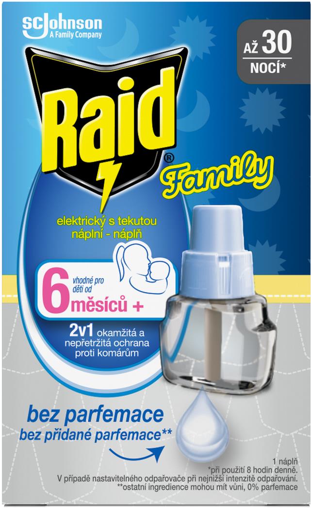 RAID elektrický tekutá náplň Family 21 ml