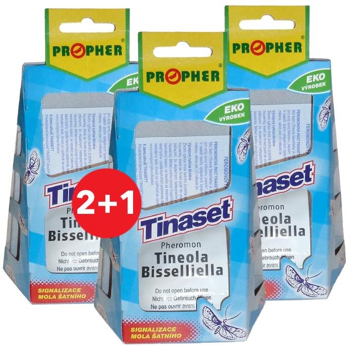 PROPHER Tinaset proti šatňovým moliam 3 ks