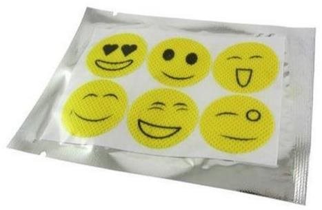 TRIXLINE, samolepky repelentné proti komárom, žlté, 6 ks