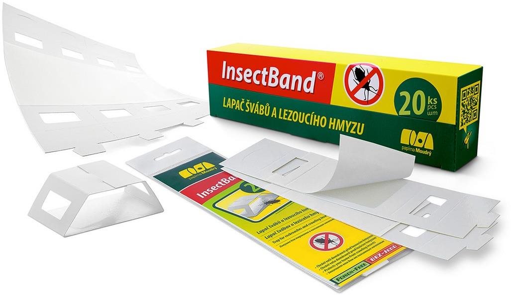 PAPÍRNA MOUDRÝ InsectBand, lapač švábov, 2 ks