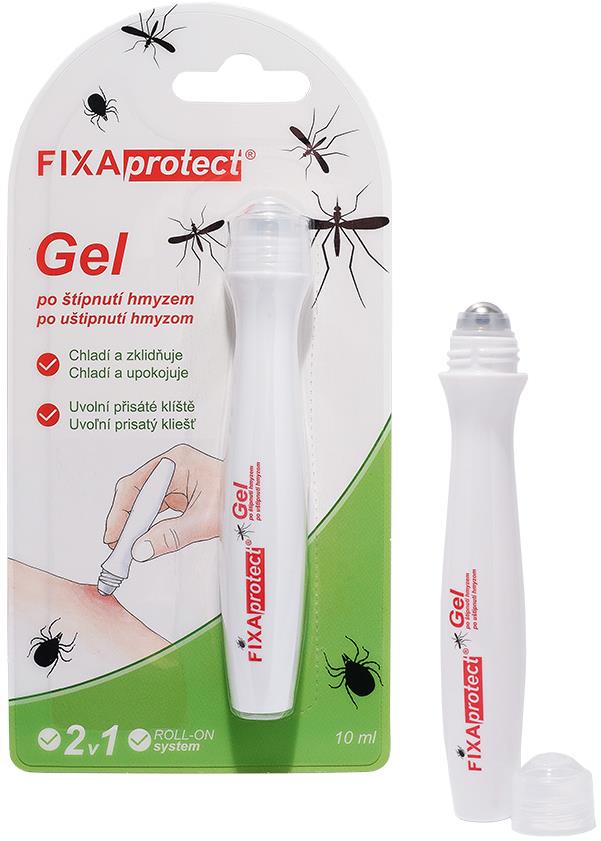 FIXAPROTEXT 2 v 1 gél po štipnutí hmyzom a k odstráneniu kliešťa 10 ml