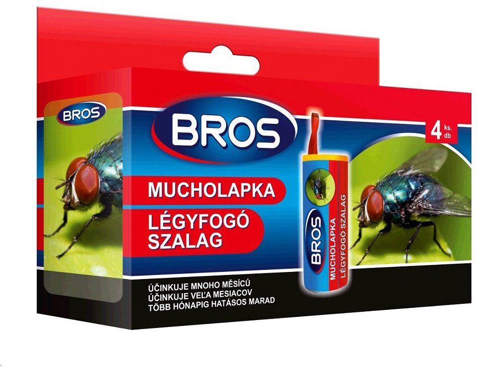 BROS Mucholapka 4 ks