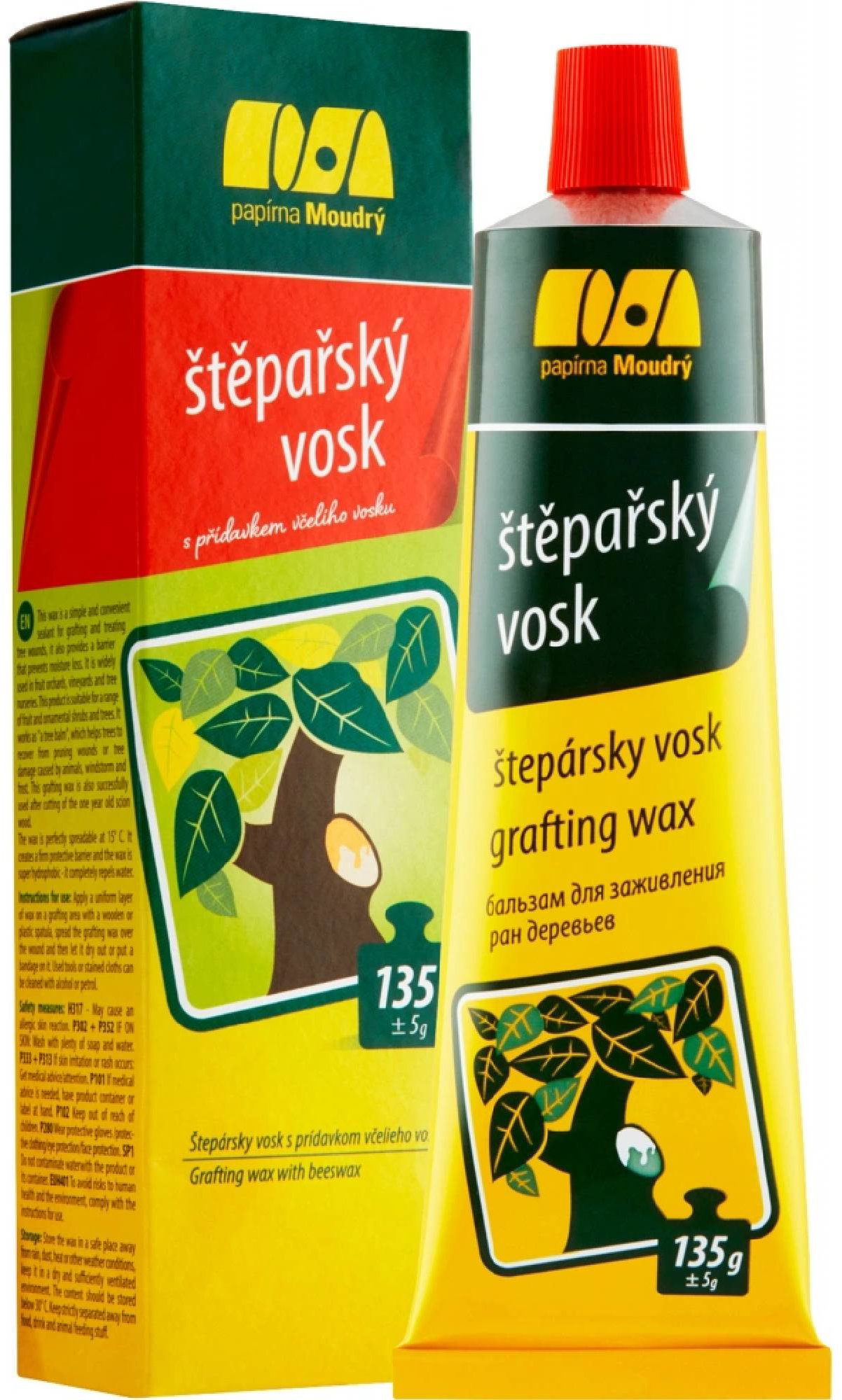 PAPÍRNA MOUDRÝ Štepársky vosk v tube