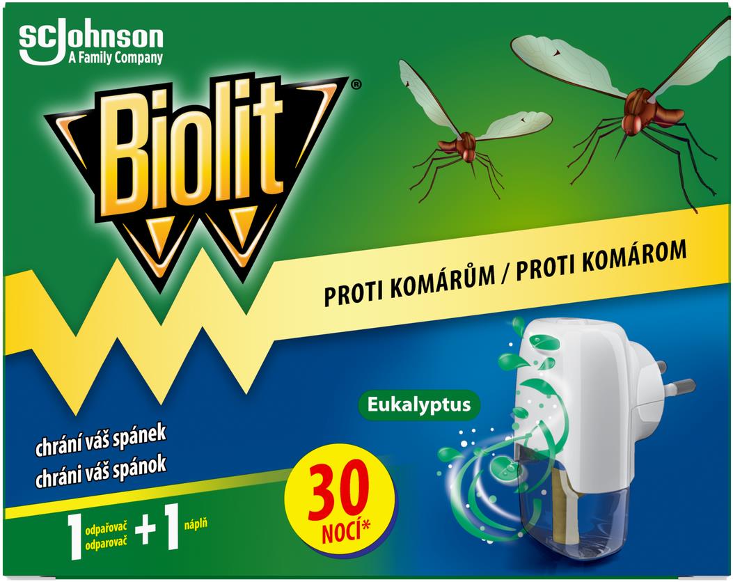 BIOLIT Elektrický odparovač eukalyptus 21 ml
