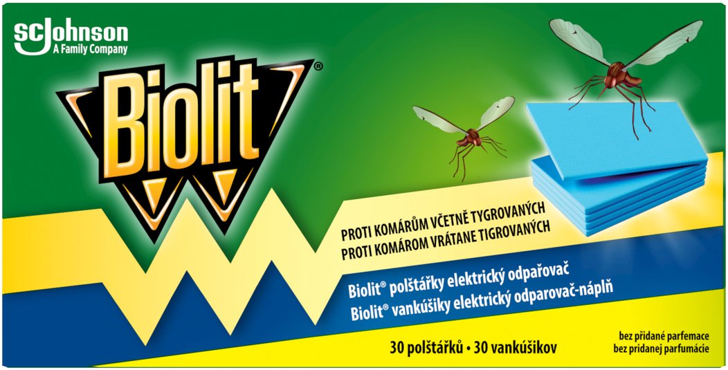 BIOLIT Elektrický odparovač so suchou náplňou 30 ks