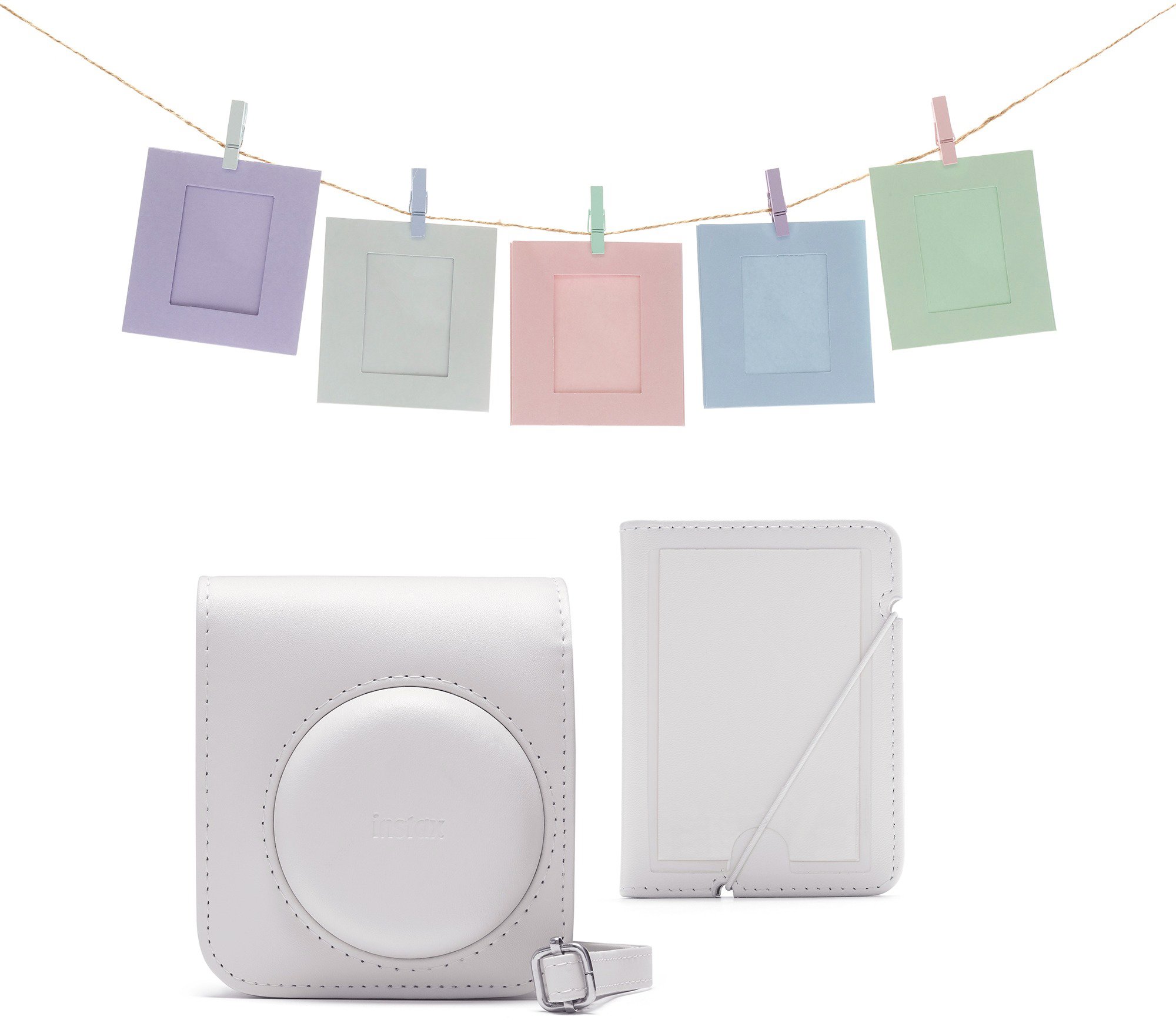 Fujifilm Instax mini 12 – Accessory kit Clay White