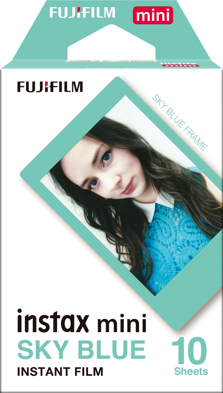 Fujifilm Instax mini blue Frame film, na 10 ks fotografií