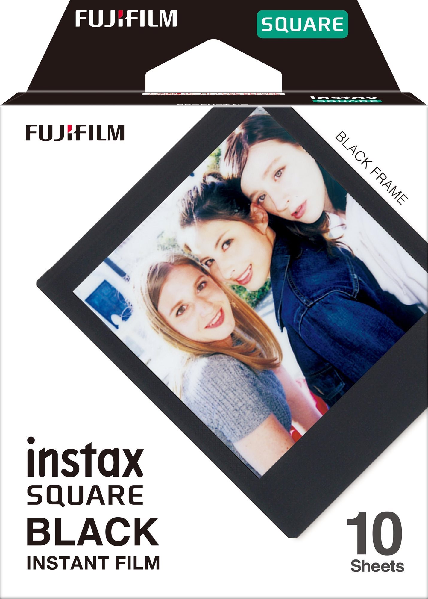 FujiFilm film Instax square Black frame 10 ks