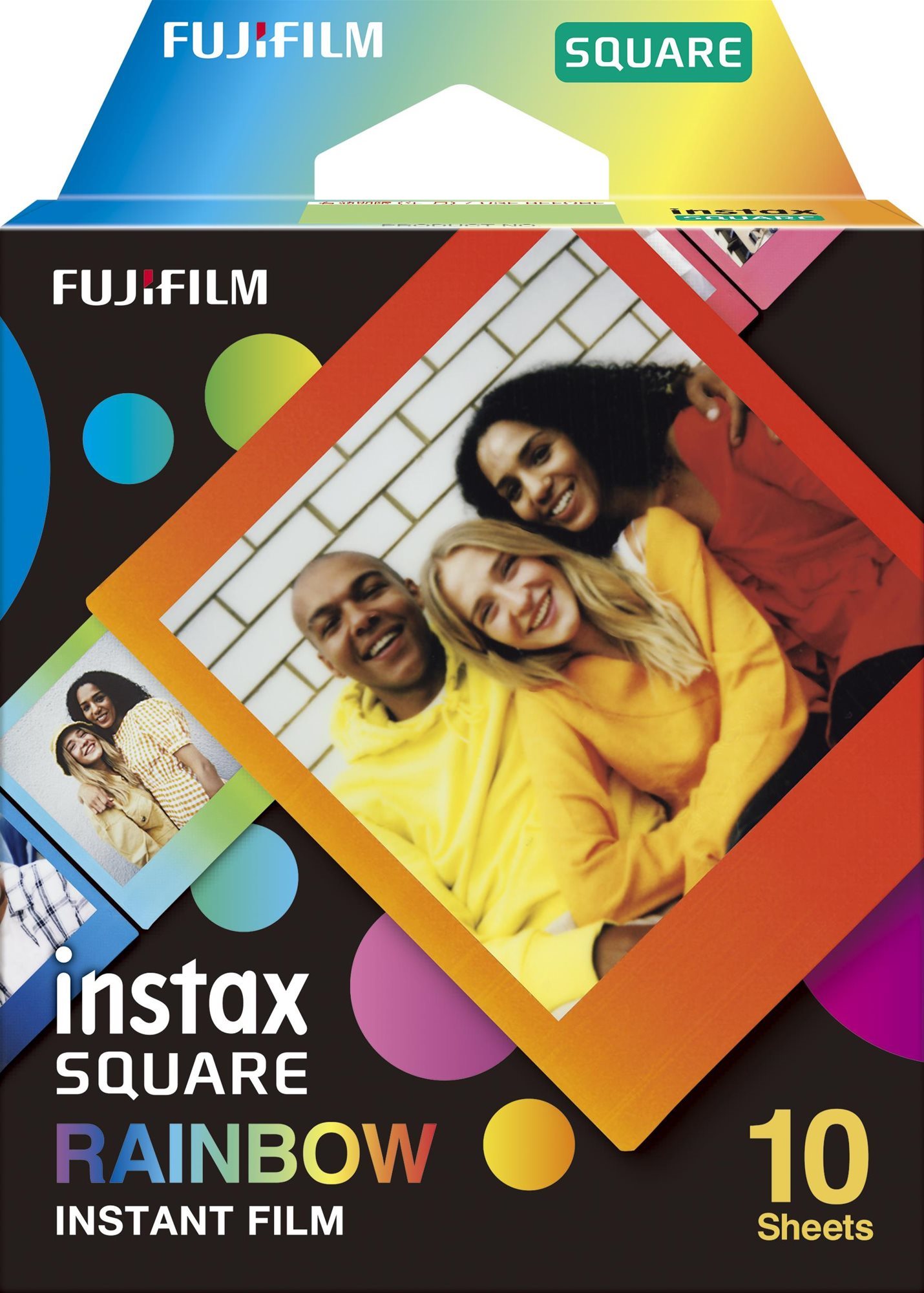 FujiFilm film Instax square Rainbow 10 ks