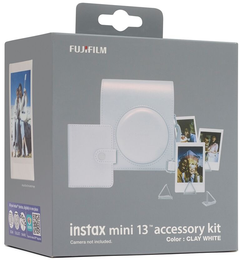 Fujifilm Instax mini 13 ACCESSORY KIT – Clay White