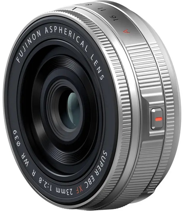 Fujifilm Fujinon XF 23 mm f/2,8 R WR strieborný