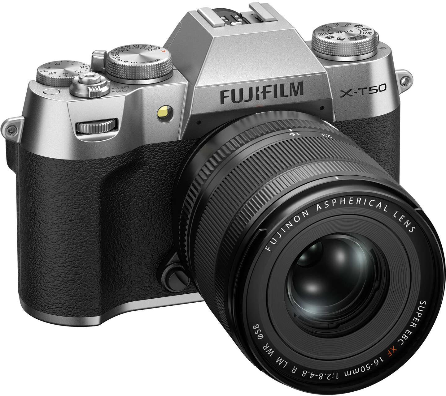 Fujifilm X-T50 strieborný + XF 16–50 mm f/2.8 – 4.8 R LM WR