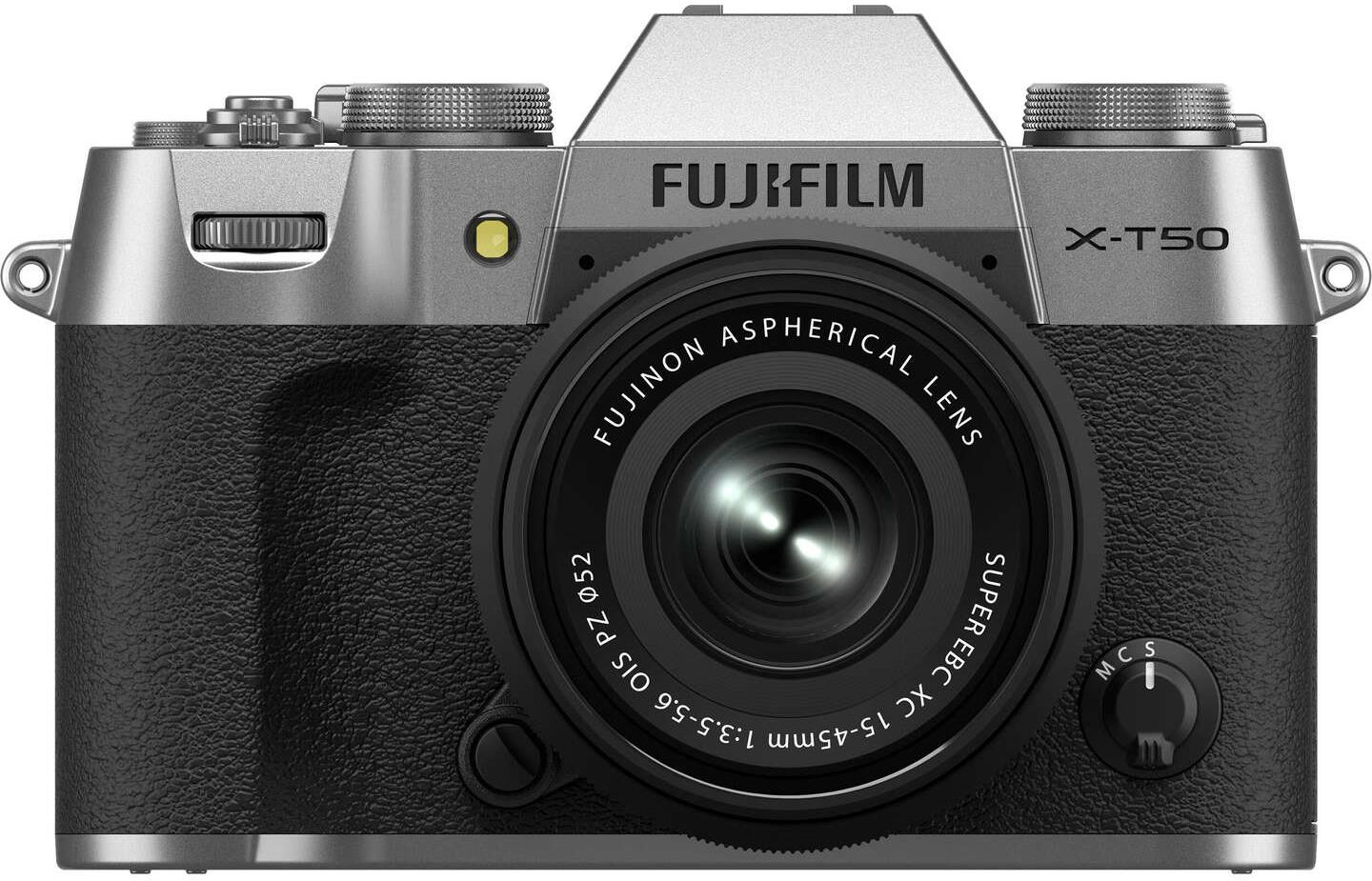 Fujifilm X-T50 strieborný + XC 15–45 mm f/3.5 – 5.6 OIS PZ