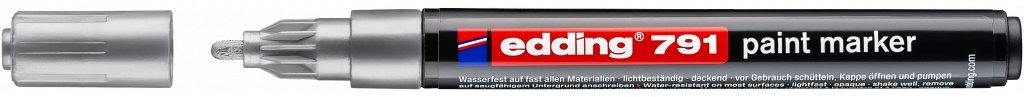 EDDING 791, strieborný