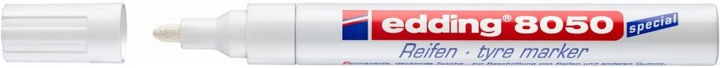 EDDING 8050 na pneumatiky, biely