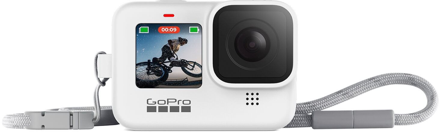 GoPro Sleeve + Lanyard (HERO9 Black) biele