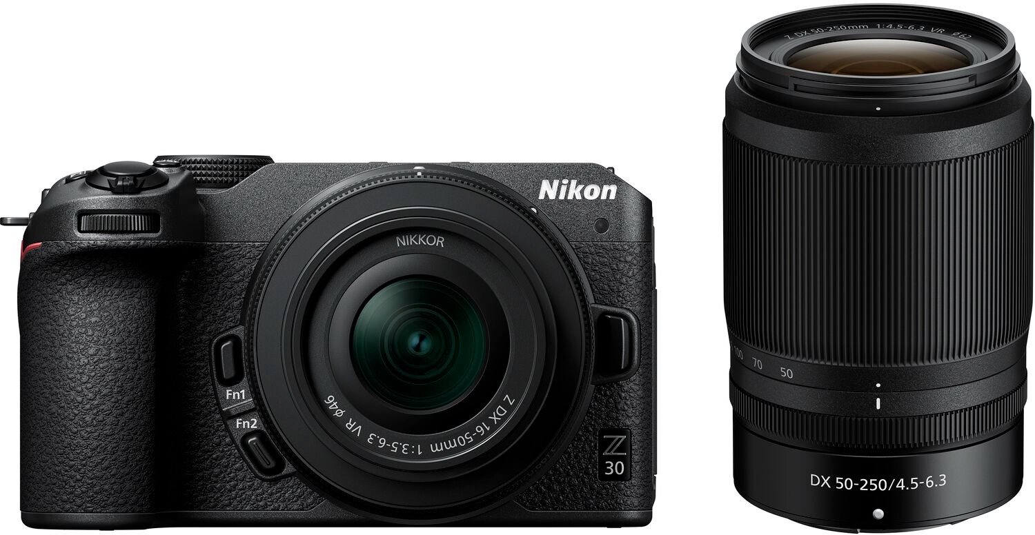 Nikon Z30 + 16 – 50 + 50 – 250 VR