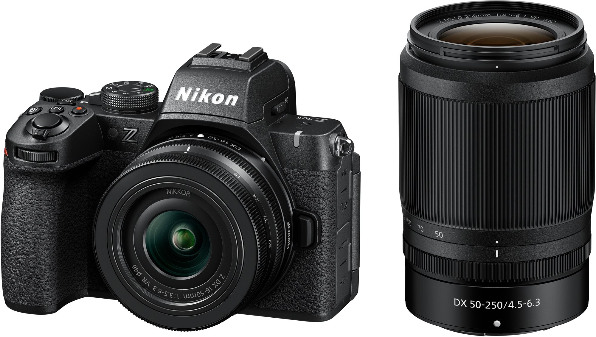 Nikon Z50 II + Z DX 16 – 50 mm f/3,5 – 6,3 VR + Z DX 50 – 250 mm f/4,5 – 6,3 VR