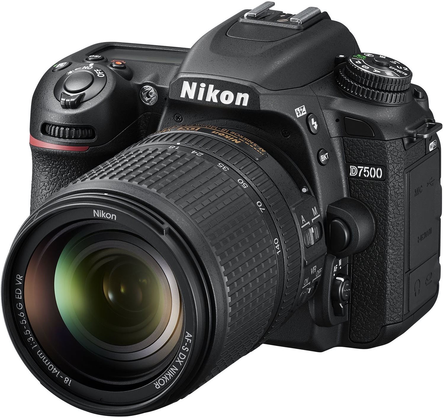 Nikon D7500 čierny + objektív 18-140 mm VR
