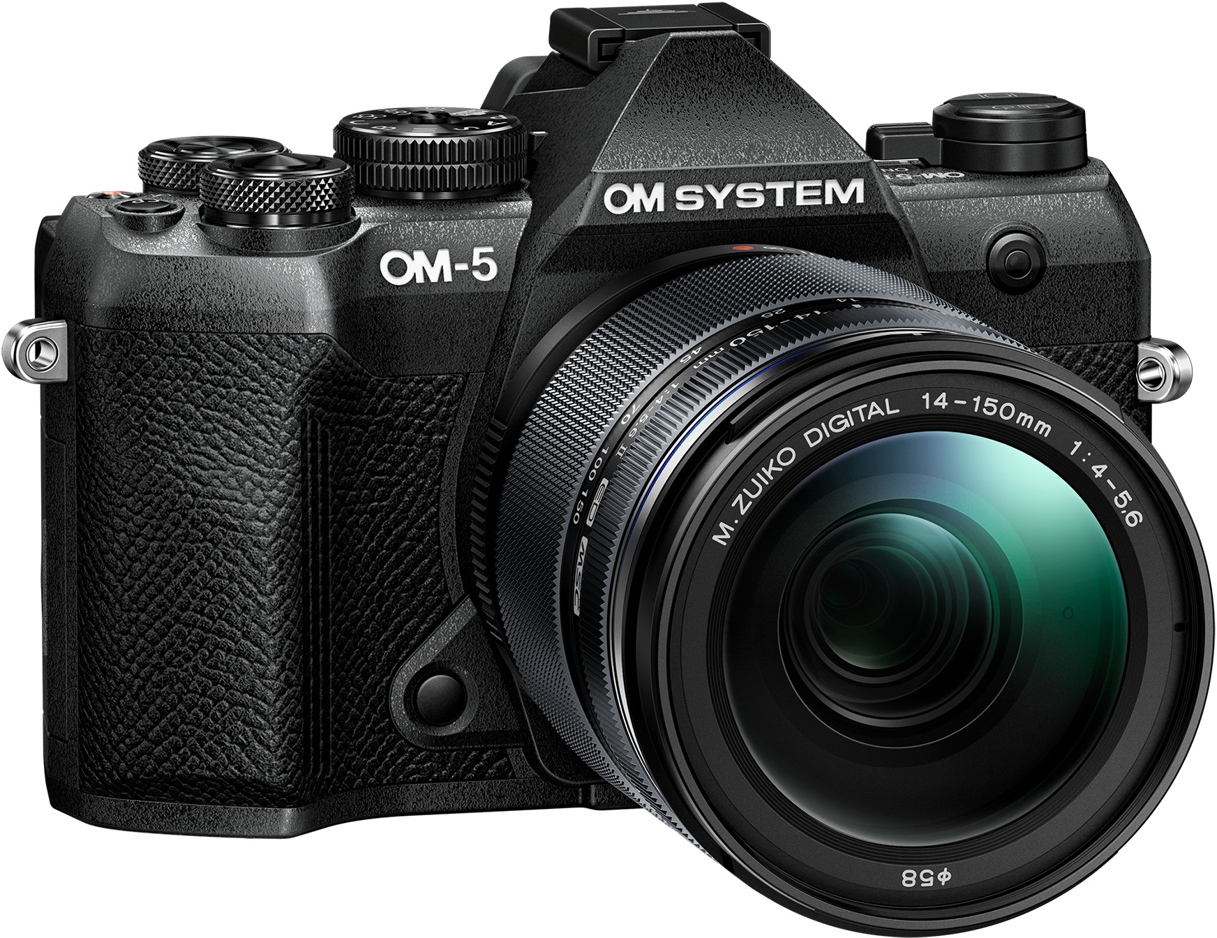 OM SYSTEM OM-5 II telo čierne + M. Zuiko Digital 14 – 150 mm f/4 – 5,6 II PRO lens
