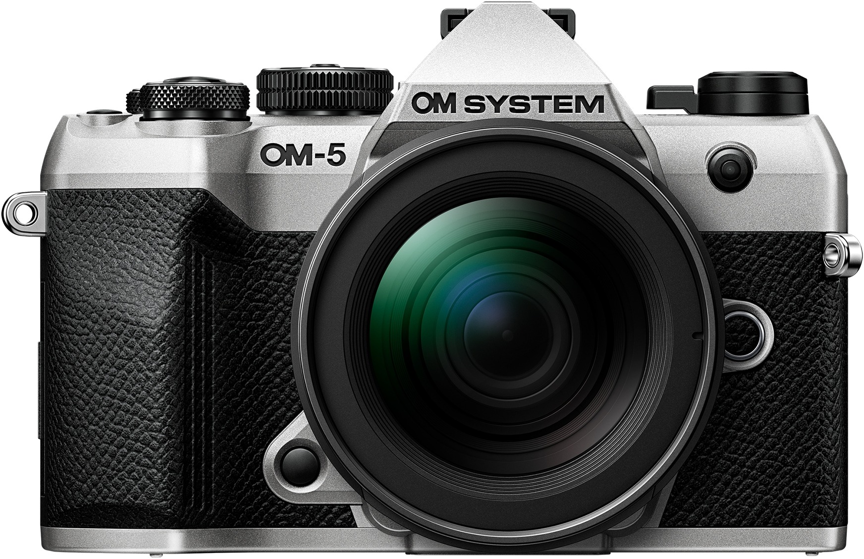 OM SYSTEM OM-5 II telo strieborné + M. Zuiko Digital 12 – 45 mm f/4 PRO lens