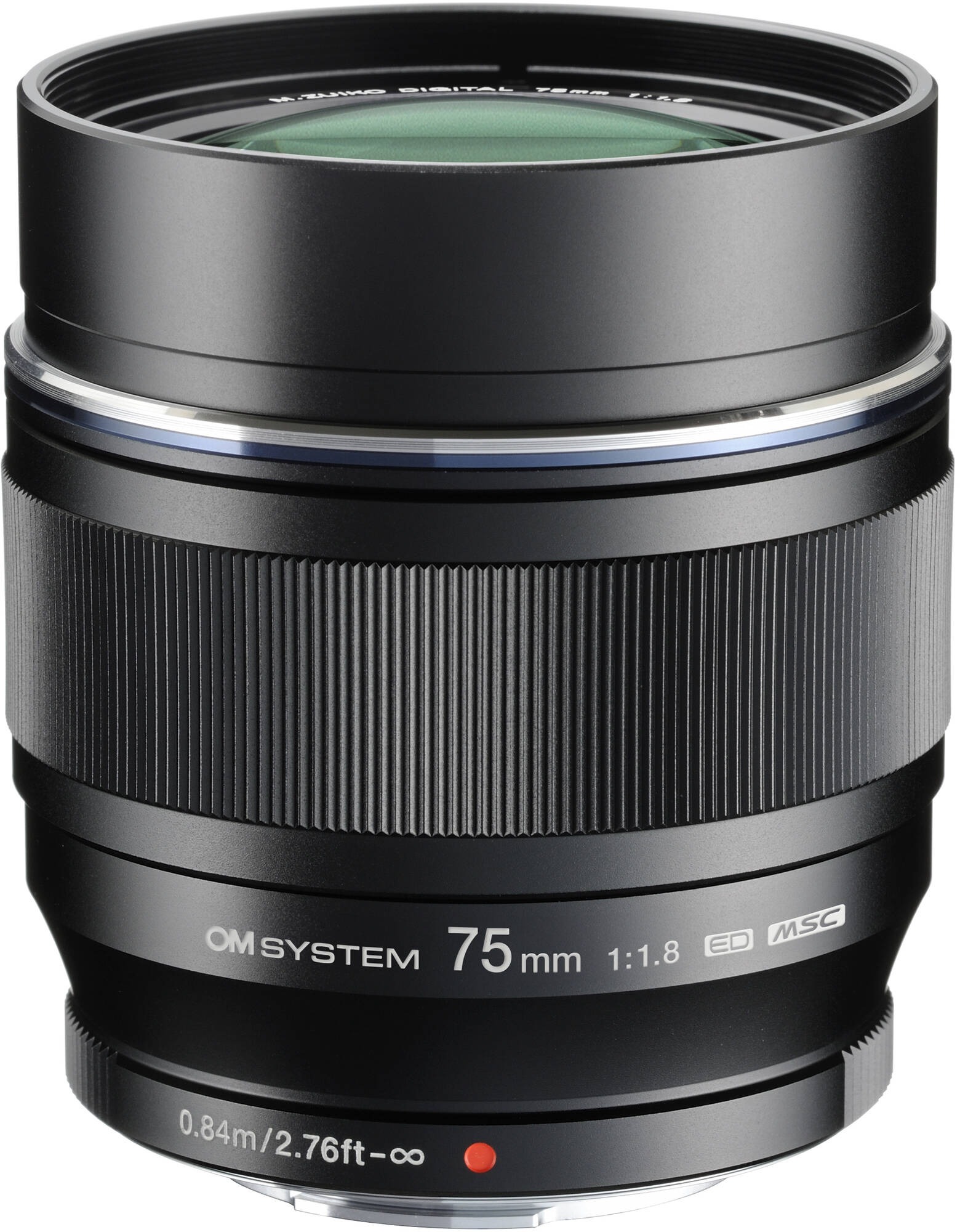 M. ZUIKO DIGITAL ED 75 mm black