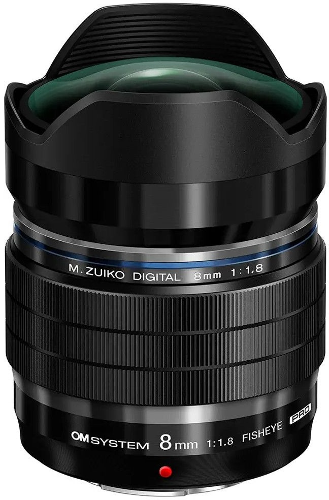 M.ZUIKO DIGITAL ED 8 mm f/1,8 PRO čierny, rybie oko