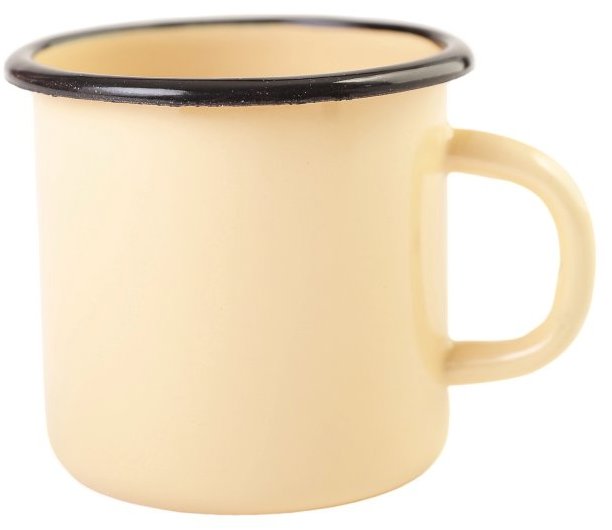 Olymp smaltovaný hrnček 7 cm 0,25 l, krémový 154/03