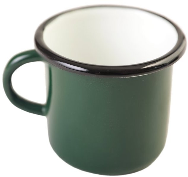 Olymp smaltovaný hrnček 7 cm 0,25 l, tmavozelený 154/33
